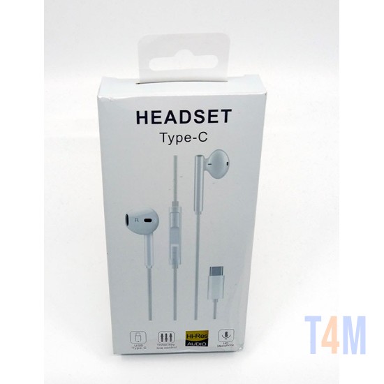 HUAWEI USB TYPE-C STEREO AURICULAR HEADSET CM33 WHITE